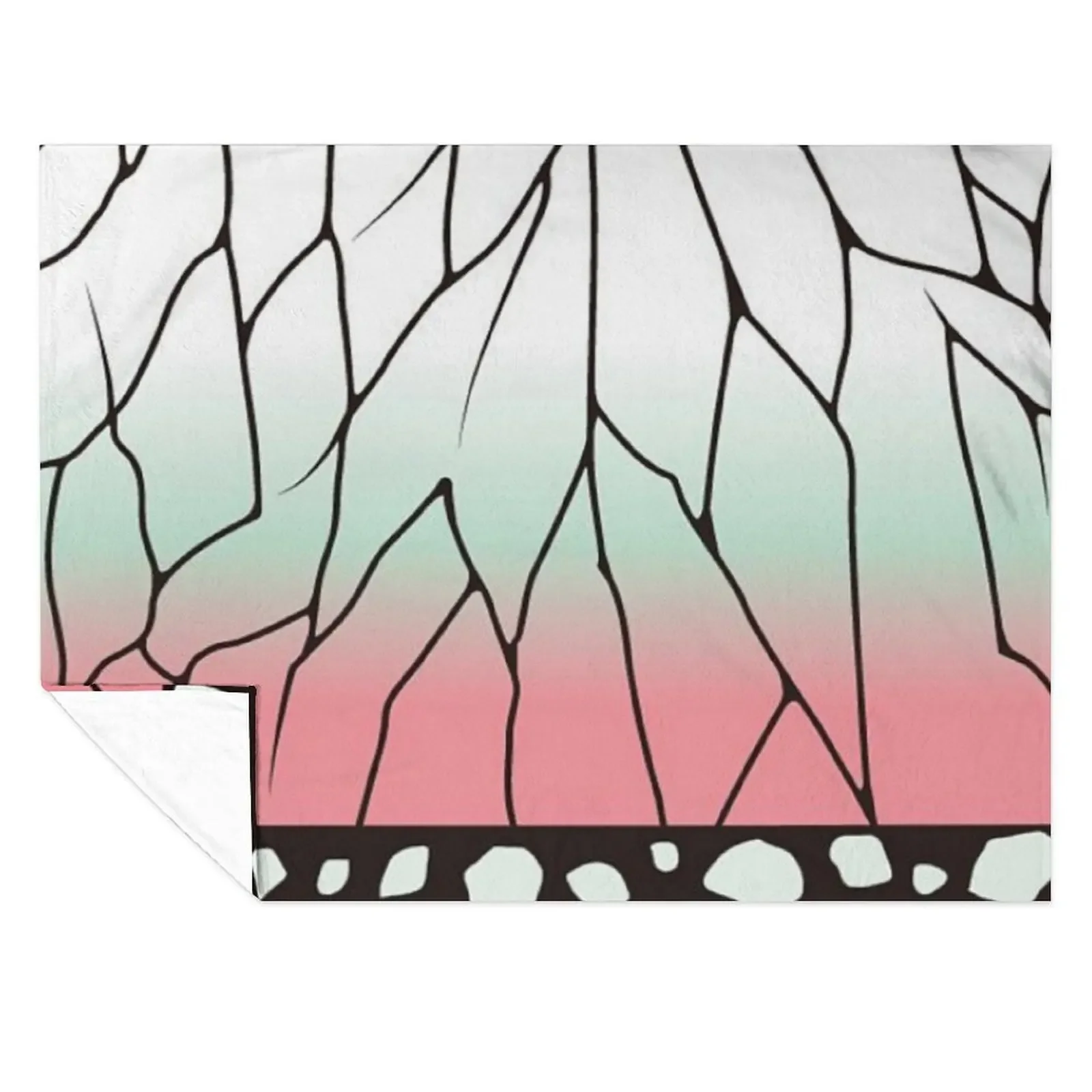 

Demon Slayer Kocho Shinobu Japanese Pattern WAGARA of Butterfly Pattern Design. Throw Blanket Thin halloween Sofa Throw Blankets