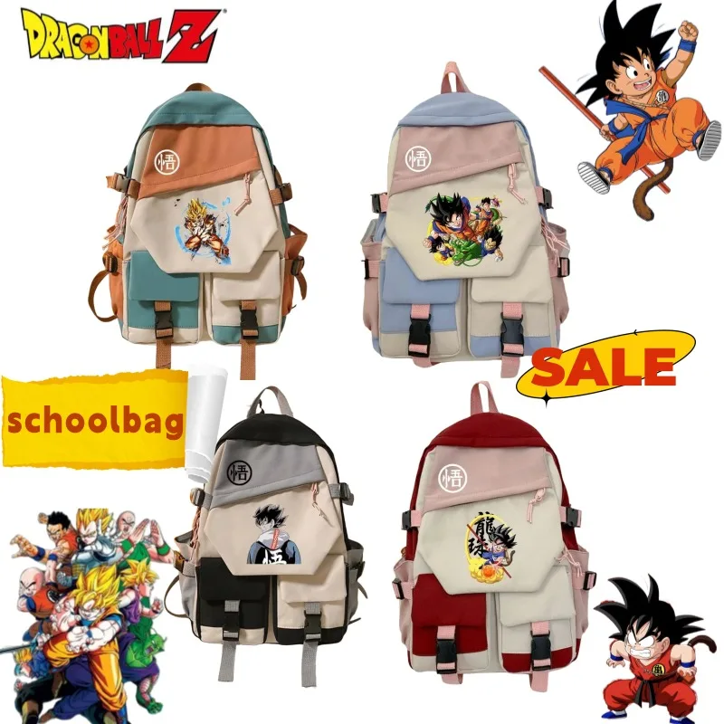 

Новый Dragon Ball Son Goku аниме периферийные мультяшные узоры рюкзак для мальчиков креативный красивый легкий школьный рюкзак большой вместимости
