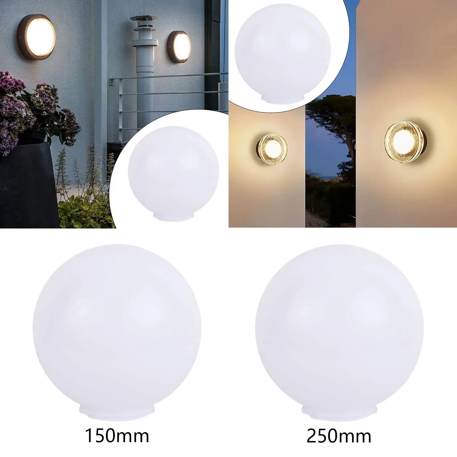 Lamp Post Globe Decoration Weatherproof Lighting Fixture Parts for Ceiling