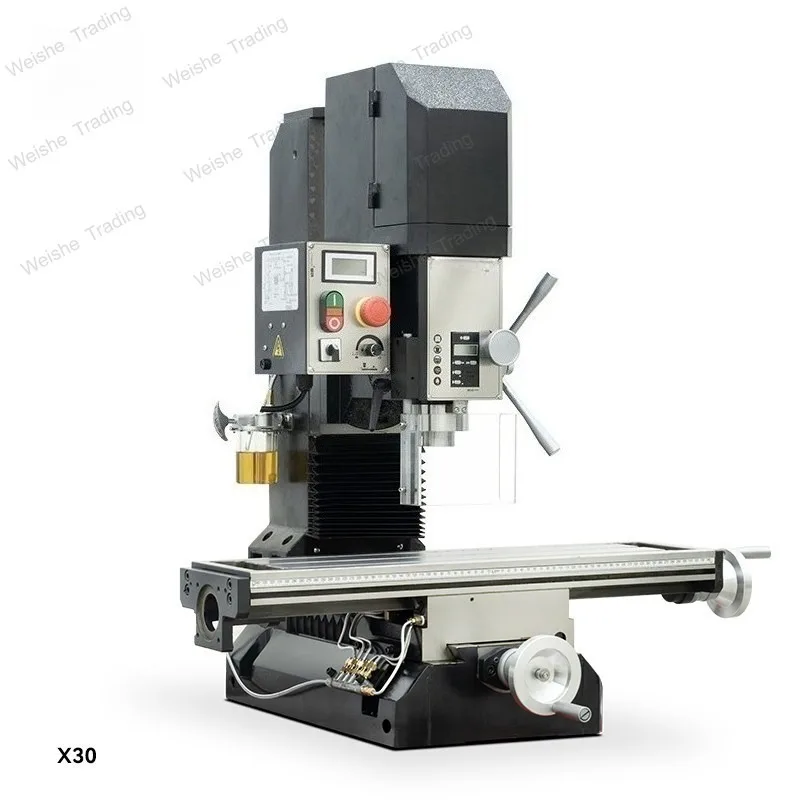 X30 three-axis ball screw drilling and milling machine small machining optical machine teaching variable numerical control