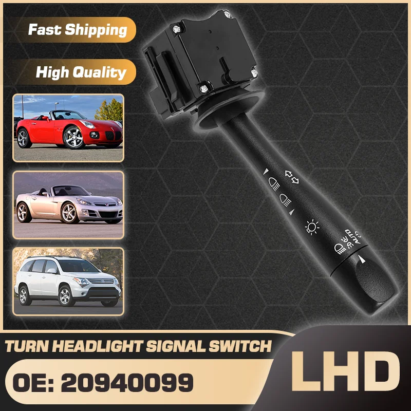 

LHD Car Turn Signal Headlight Switch For Daewoo G2X Opel GT Saturn Sky 2007-2010 Suzuki XL-7 Pontiac Solstice 2006-2009 20940099