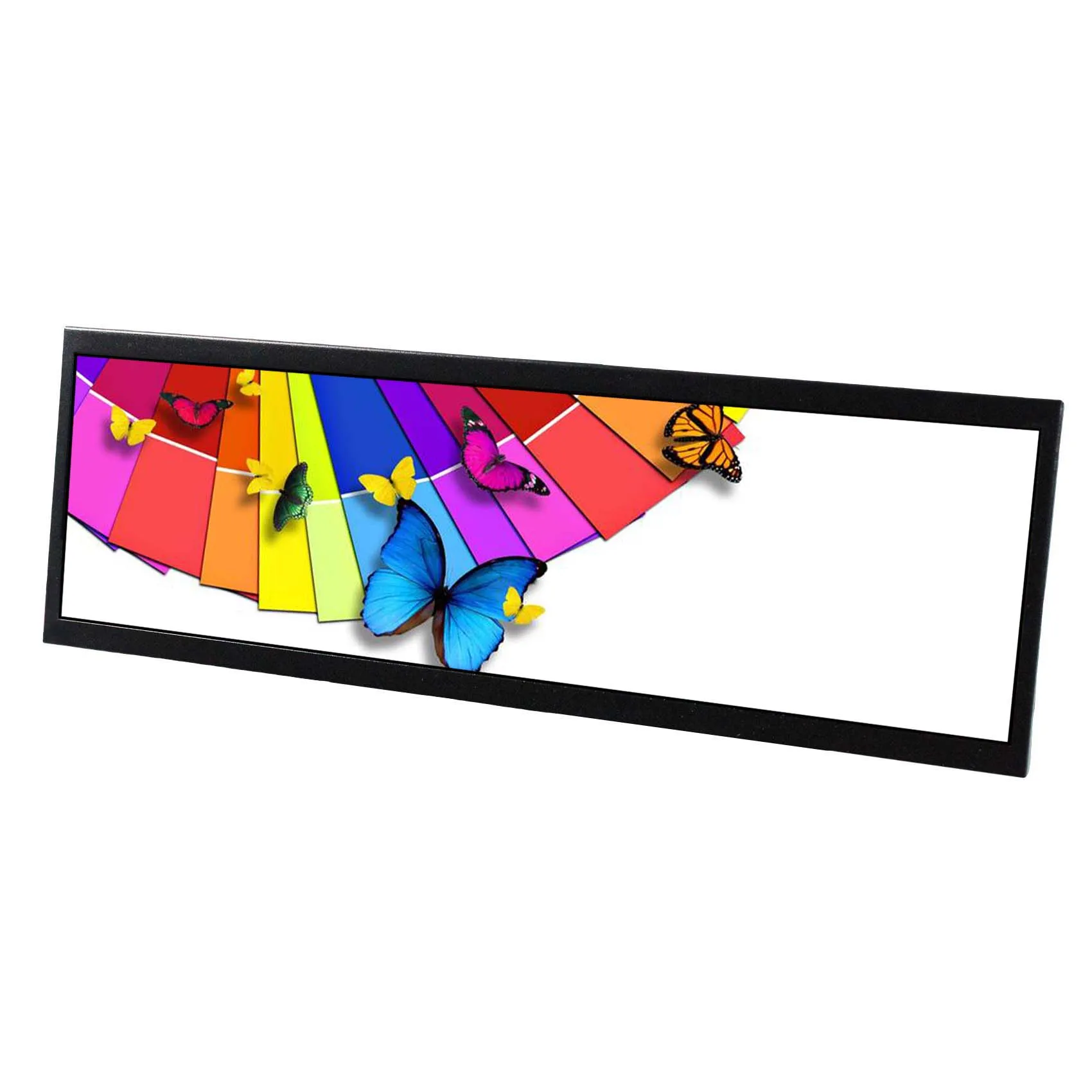 Ultra Wide Monitor 14.5 inch 2560x720 USB C HD MI LCD Monitor 3X120mm Fan CPU GPU PC Case Monitor