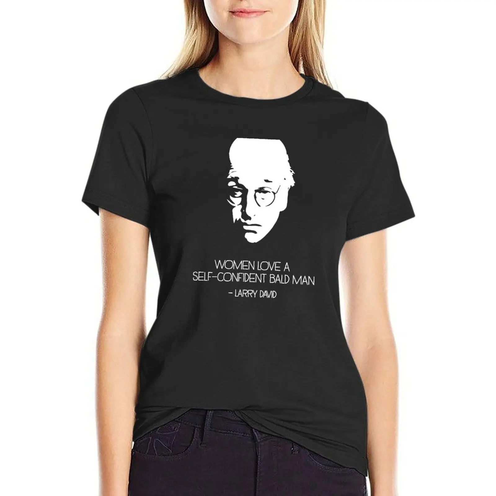 

Larry David T-Shirt anime clothes shirts graphic tees t shirts for Women loose fit