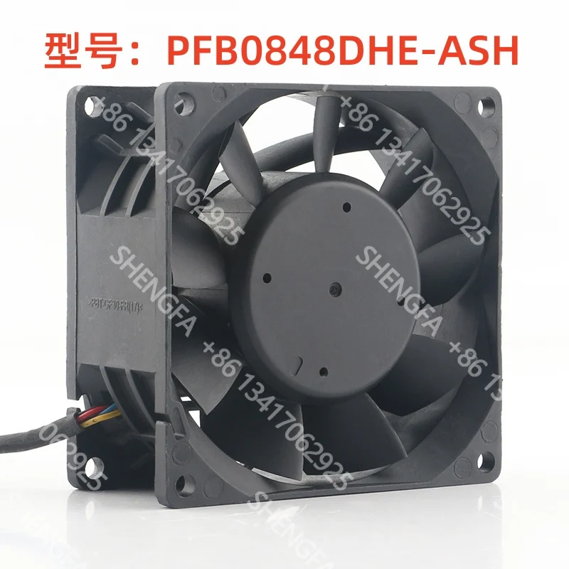 Original Delta 5V 12V 24V 48V AC EC 8038 8CM 80X80X38MM Pressurized high speed Air pressure PFB0848DHE cooling fan DC 54V 1.00A