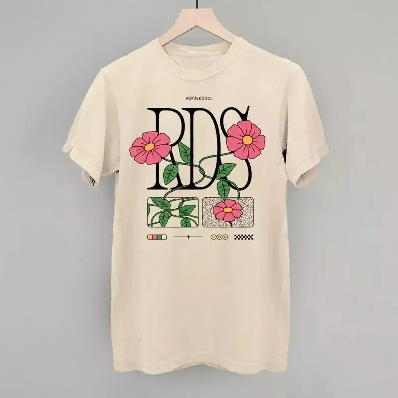 Sand Color T Shirt Rufus Du Sol Rds Band For Fan On Tour 2025 Full