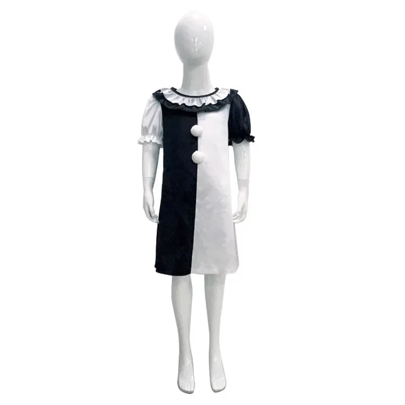 Terrifier Cosplay Clown Costume horreur carnaval robe de fête chapeau masque tueur Clowns combinaison pour Halloween Cosplay Costumes