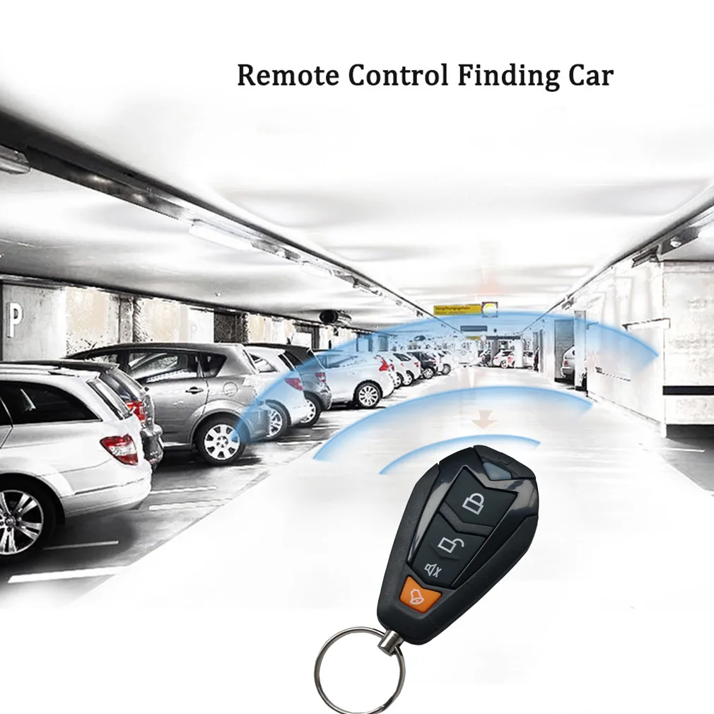 Universal Car Door Lock Remote Central Kit Auto Keyless Entry System Start Stop LED Keychain Door Lock  Automotive Accessories