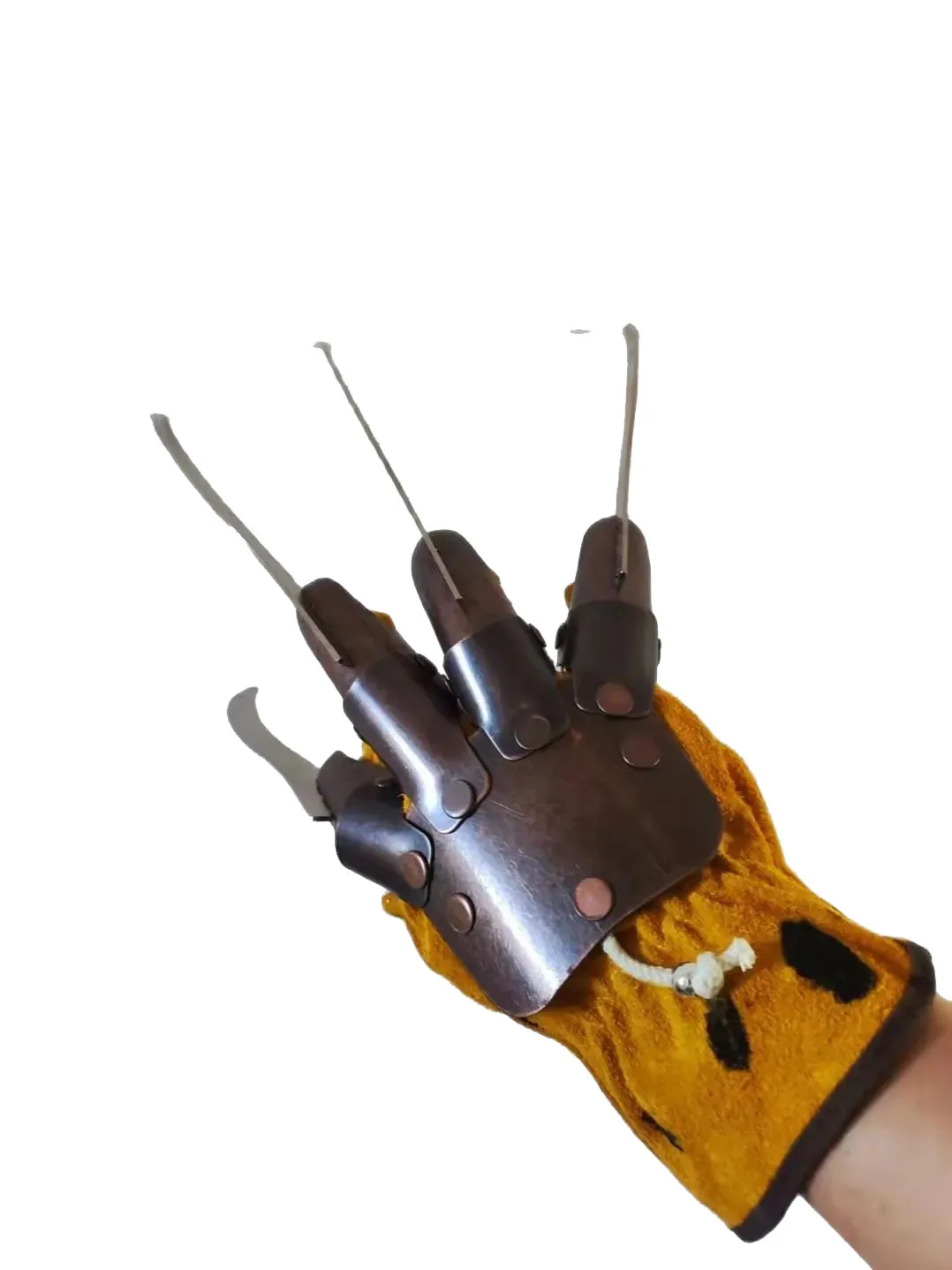 Metal Claws Freddy glove cosplay Anime Weapon Halloween Fancy Dress Costume Props Articulated Fingers carnival clothing adults