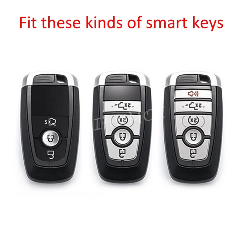 Car Key Fob Case Transparent Cover Remote Shell For 2021-2026 Ford Ranger Maverick Mustang Everest F150 Escape Bronco Explorer