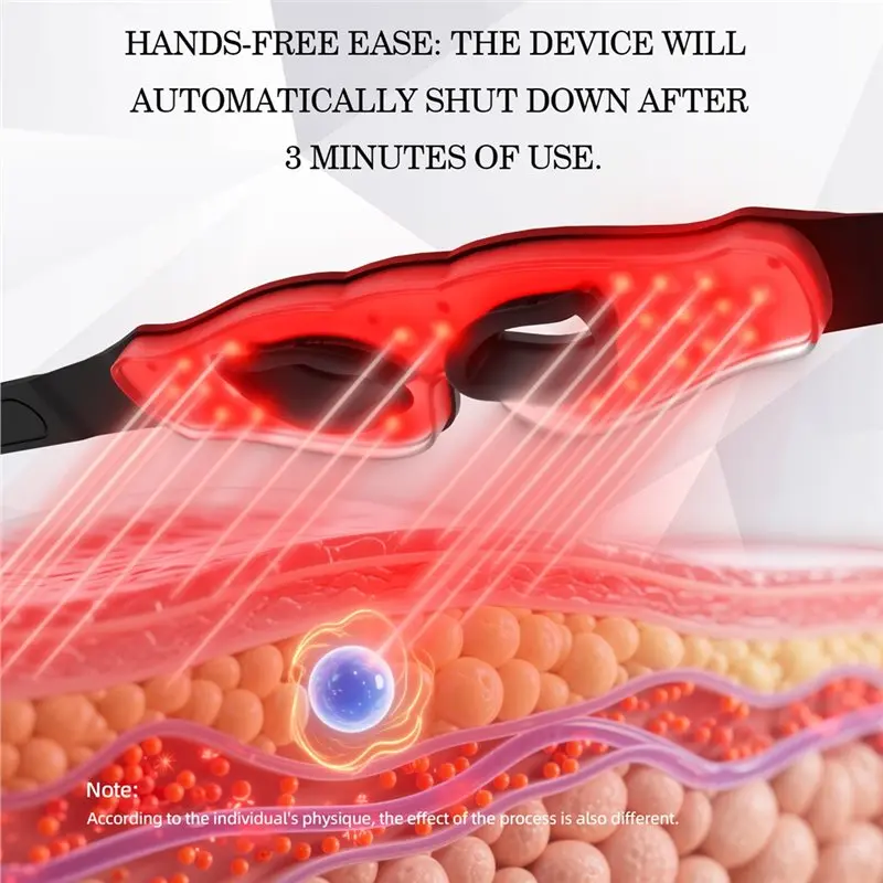 B02C-Beauty Device Eye-Caring Red Light Eye Beauty Device, Photorejuvenation Eye Mask-Portable, Household, Beauty Spa Hifu Tools