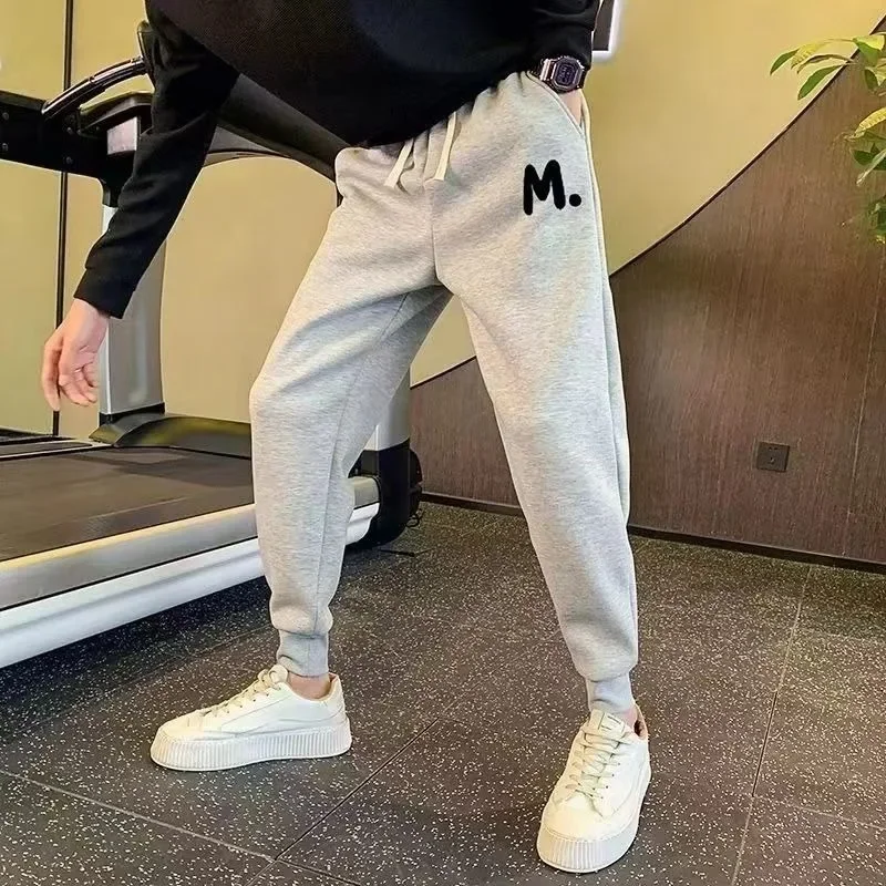 

Trousers With Pockets Joggers Plus Big Size Men's Sweatpants Drawstring Cool Deals Harajuku Comfortable Y2k Male Sports Pants