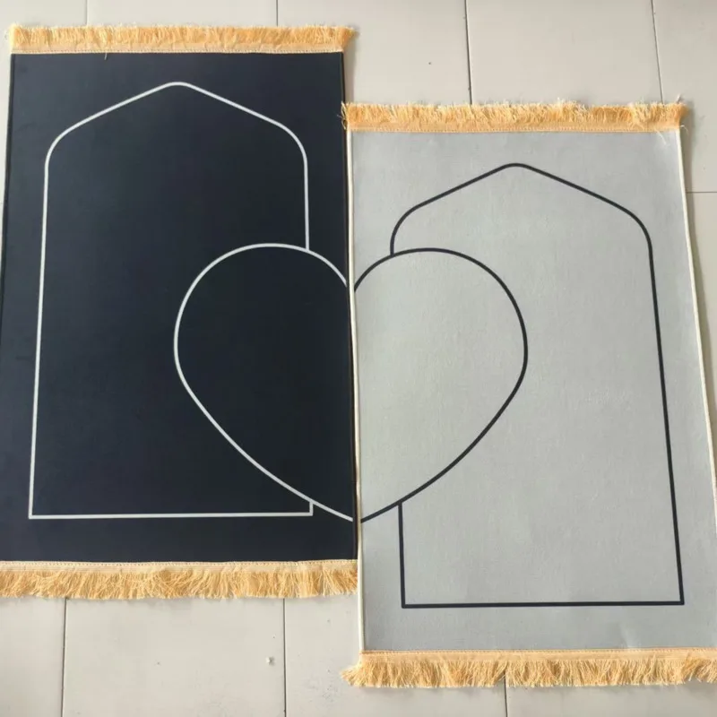 

Нестандартный фланелевый молитвенный коврик с коротким ворсом и губчатой основой, напольный коврик для дома, алтаря, медитации, уголка для взрослых, уютный духовный подарок