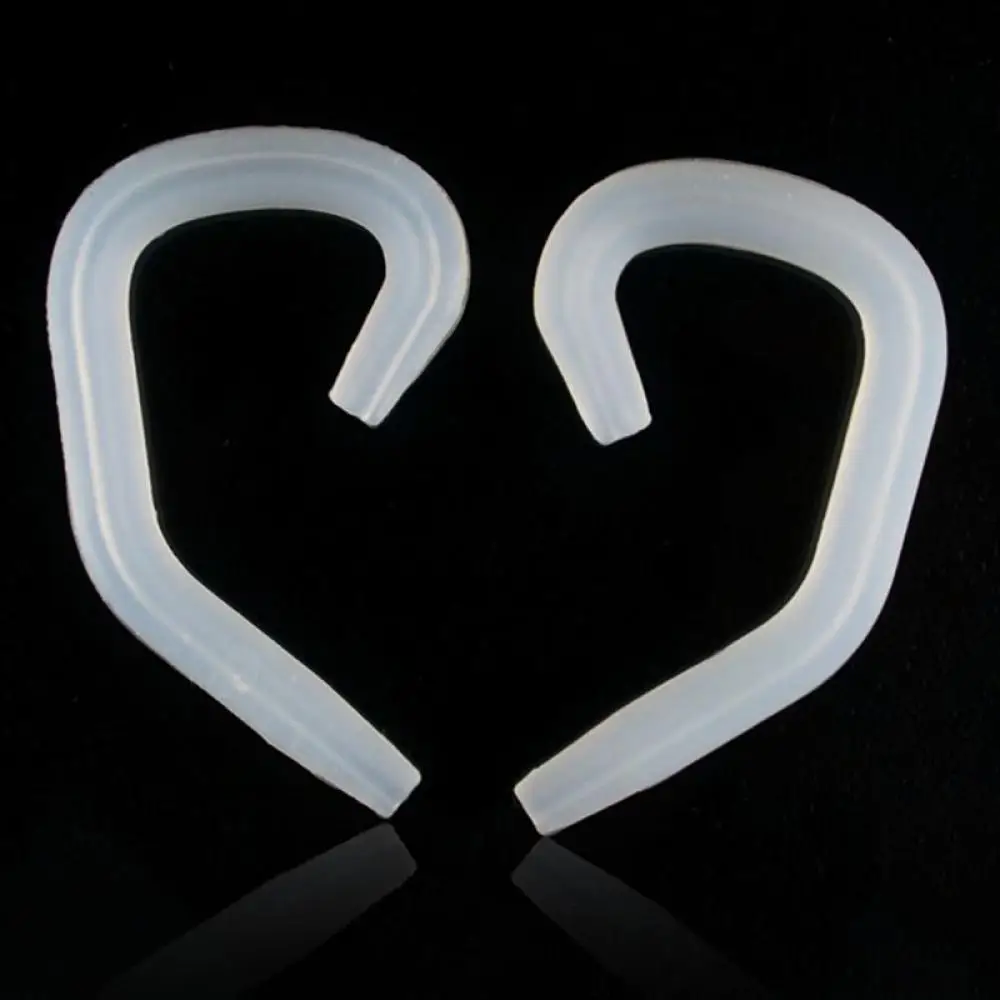 Bluetooth Earphones Transparent Soft Silicone Ear Hook Loop Clip Headset Earphone Hook For Sports Running Earphone Accessories