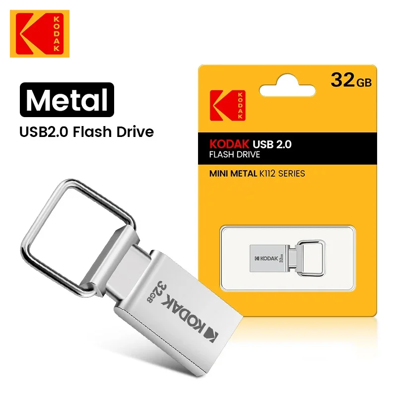 

USB-флеш-накопитель KODAK K112 в металлическом корпусе, 32-128 ГБ