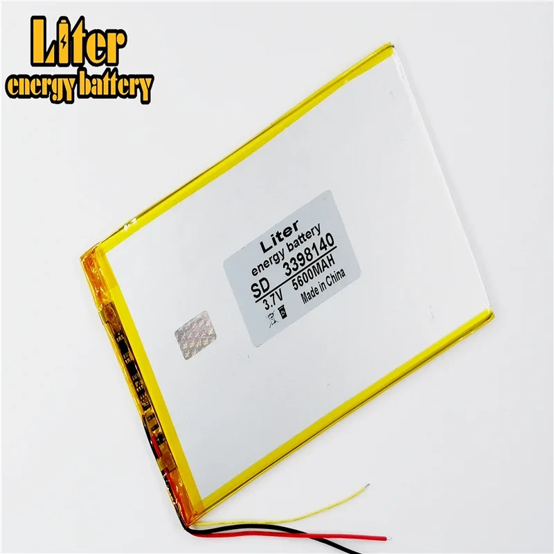 3 Line Tablet PC Kapasitas Baterai 3398140 3.7V 30100140 3098142 5600mA Universal Baterai Li-ion untuk Tablet Pc 8-10Inch
