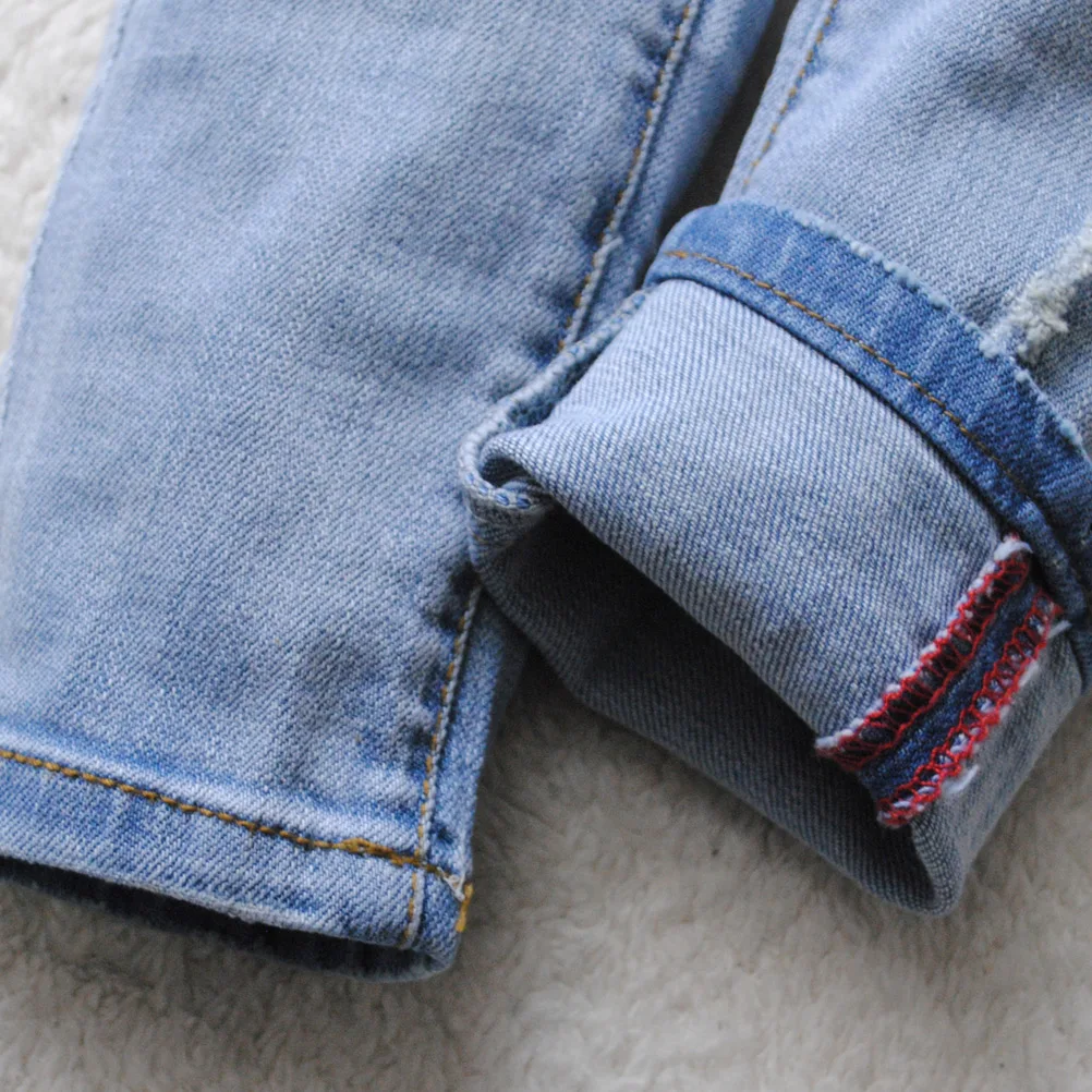 5091 ragazzi jeans bambini denim pantaloni morbidi primavera e autunno