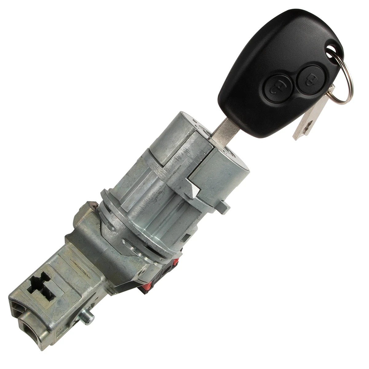 4 pin blocco accensione auto Barrel Starter Switch blocco accensione barilotto e chiave per Renault per Vauxhall Fiat 2005-2012 7701208408