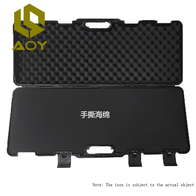 PP Large Toolbox Portable Protection Tactical Special Long Storage Box with Hand Torn Sponge Protective Sealed Equipment ToolBox