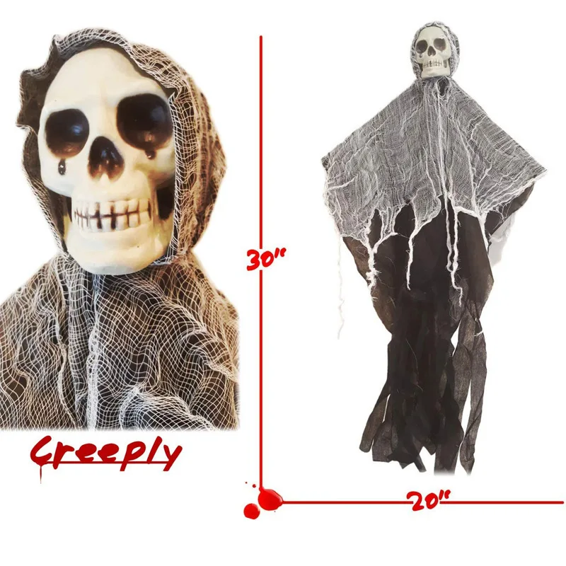 

Halloween explosion decoration hanging ghost scene arrangement skull hanging ghost pendant haunted doll wholesale