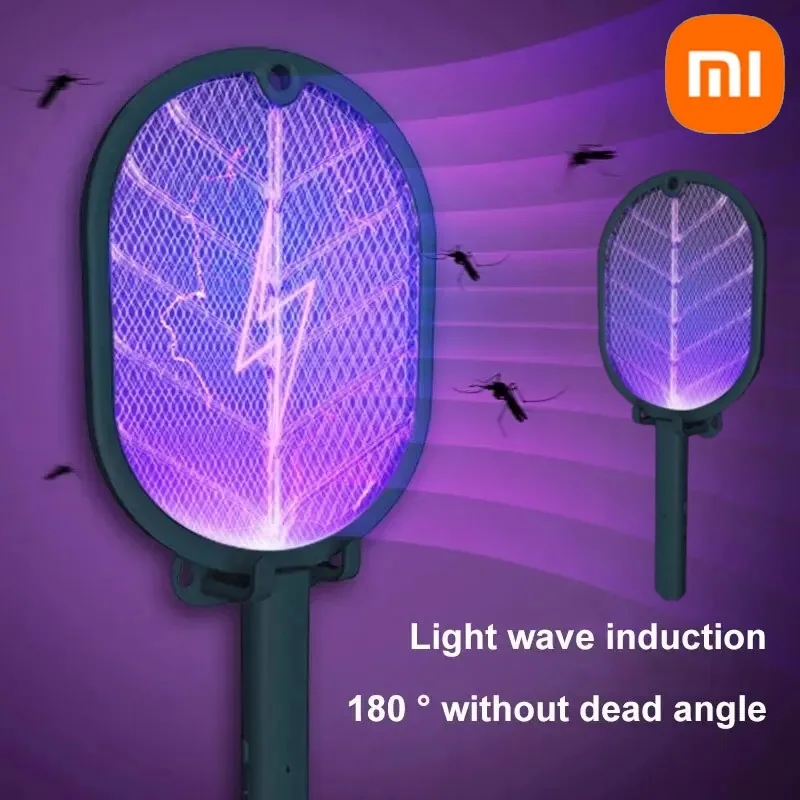 Xiaomi 2024 Electric Mosquito Killer Swatter USB Rechargeable Electric Household Safety Shock Mosquito Killer Anti Mosquito Trap