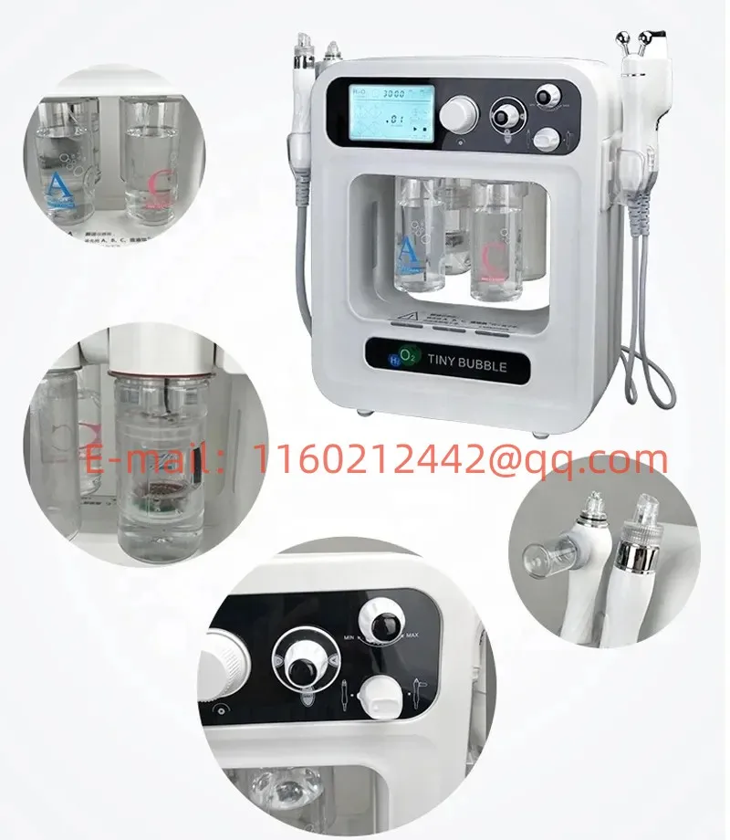 

2025 NEW Multifunctional Factory Direct 4 in 1 High Quality H2O2 Spa / Deep Cleaning Oxygen Foam Machine