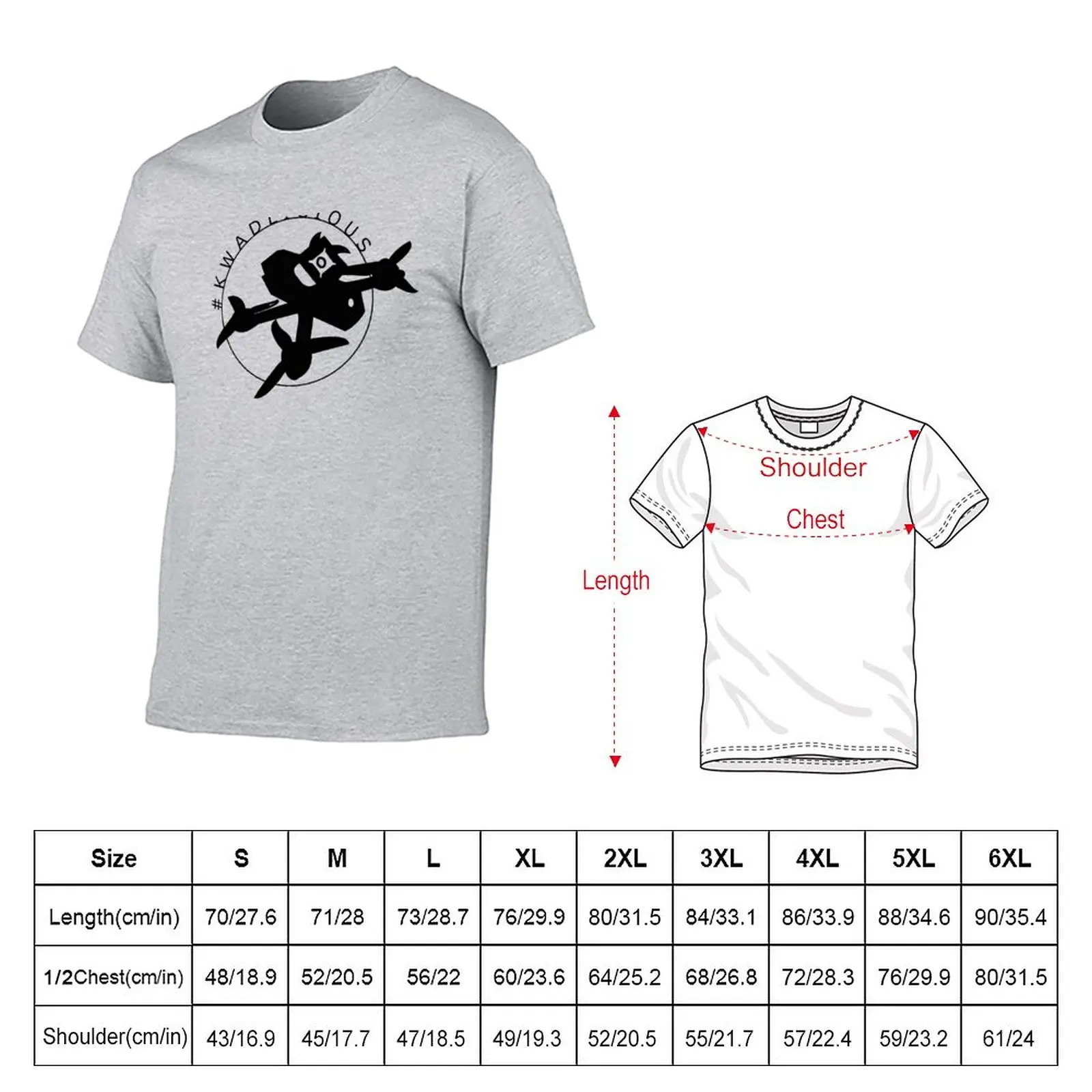 Kwadlicious Black - FPV - Freestyle Drone Racer T-Shirt T-shirt short Aesthetic clothing plain t shirts men