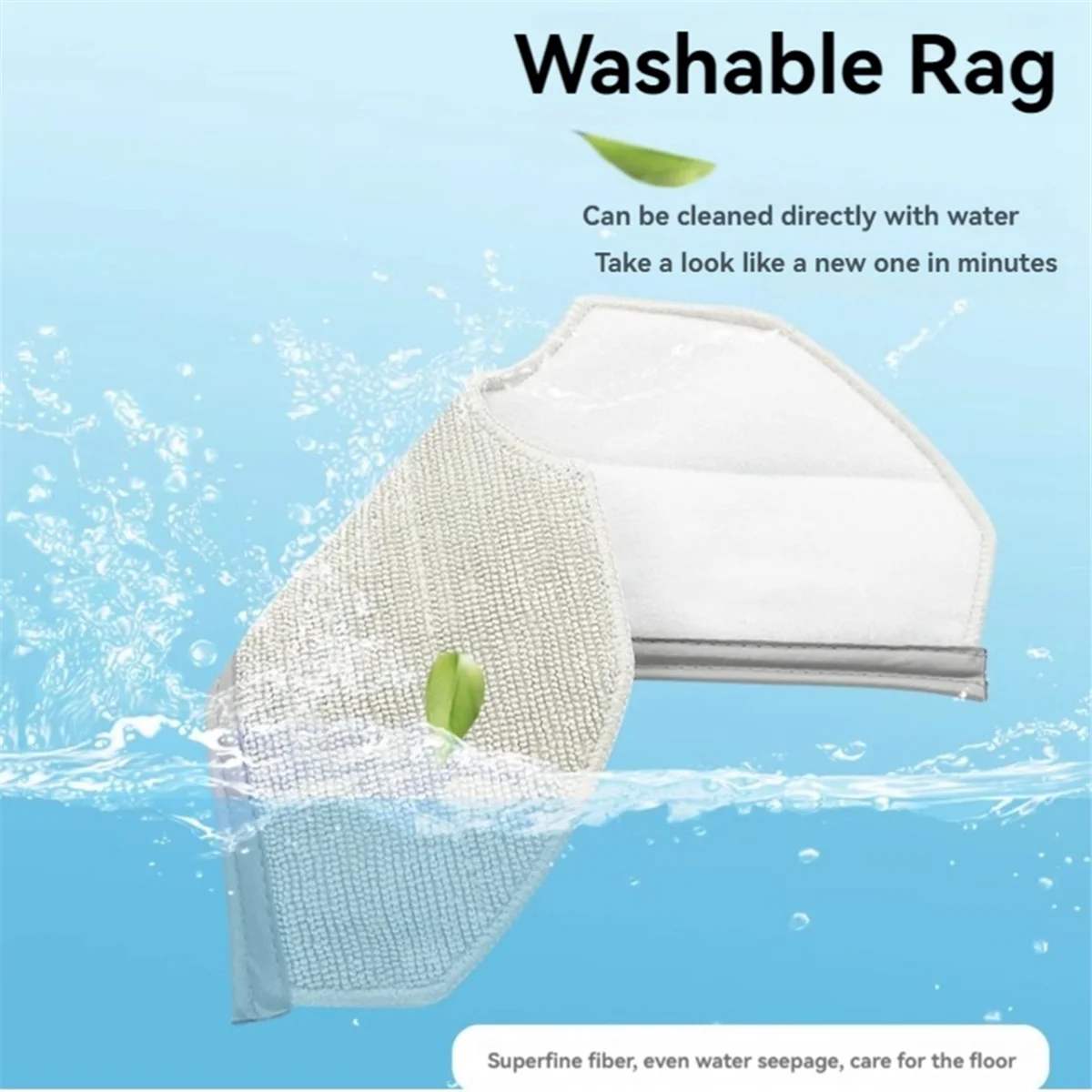 

Сменные подушечки для швабры B52C для NARWAL Freo X Plus, многоразовая ткань для швабры из микрофибры, аксессуары для робота-пылесоса, 6 шт.