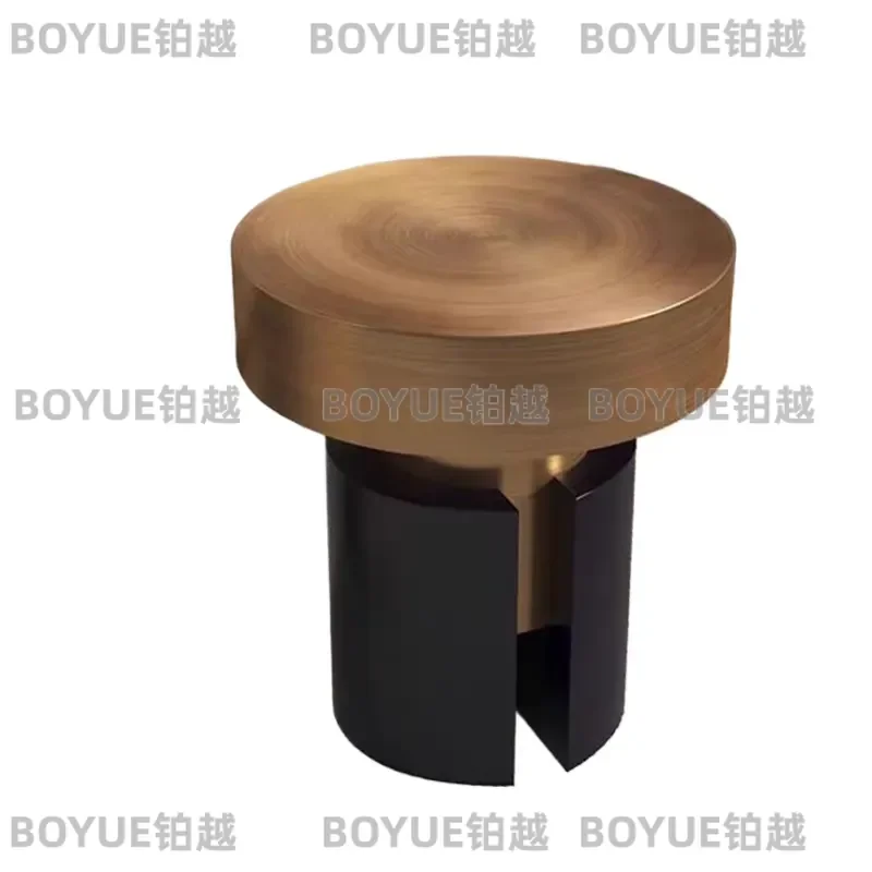 for Italian Luxury Metal Corner Table Designer Hotel Showroom Creative Bedside Living Room Small Coffee Side Table