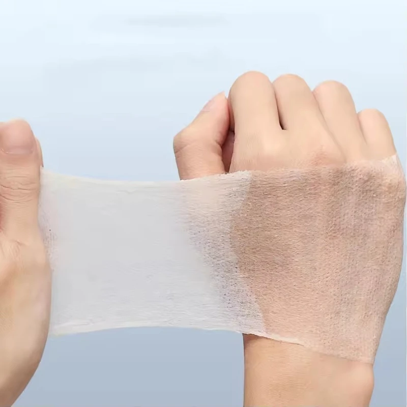 100/200 個クレンジングメイクアップコットンピース使い捨てストレッチ化粧綿ピースメイク落としフェイシャルクレンジングツール