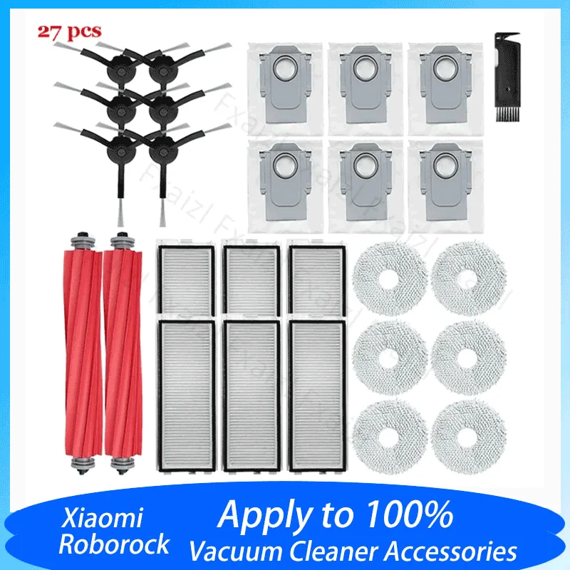 Borock dla Qrevo Pro / Qrevo MaxV / Qrevo S P10 Pro robotlu süpürge aksesuarları rulo toz torbası parçaları