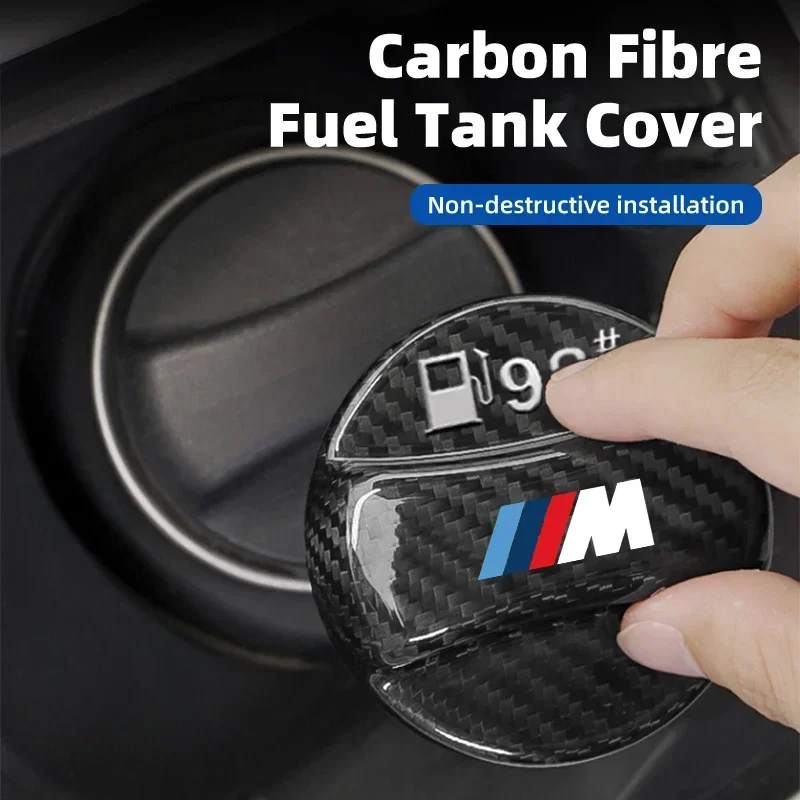 

Real Carbon Fiber Gas Fuel Tank Cover Oil Filler Dustproof Cap For BMW G30 G38 6GT G32 X5 X6 E70 E71 F15 F10 F30 F35 F45 F48 F39