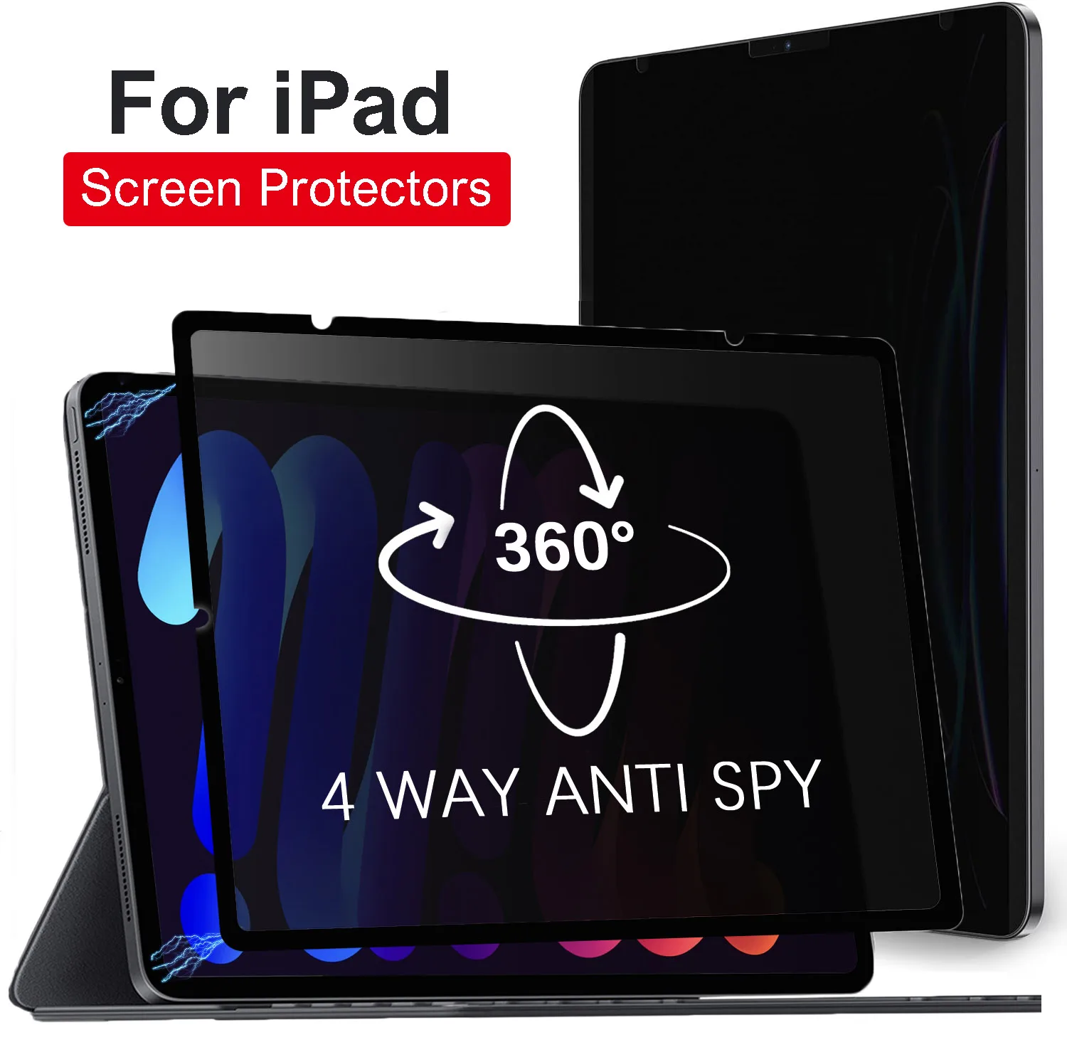 

360° Removable Privacy Protect Screen for iPad Mini 4th 5th 6th 7.9 inch 8.3 inch Anti-peep Film Anti-glare/Blue light/Spy Film