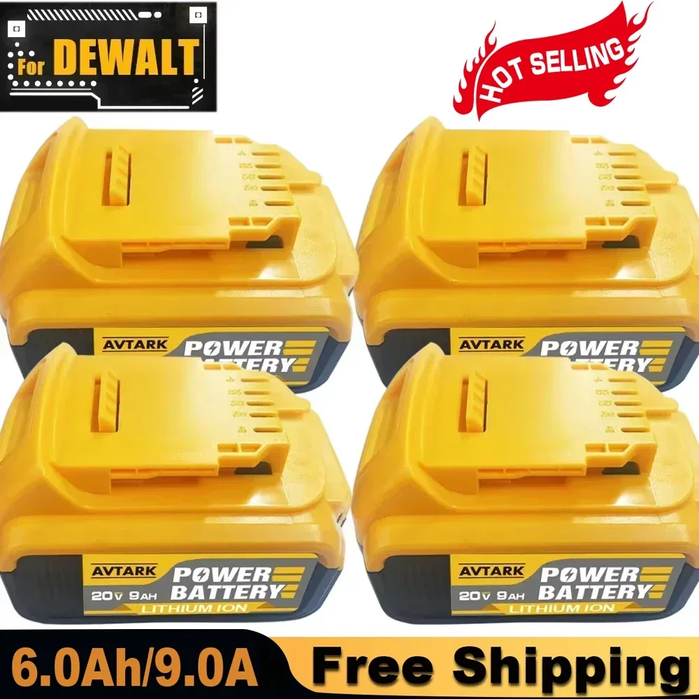 New 100% Original 12000mAh 20V for Dewalt Power Tool Battery DCB206 20V 18.0Ah Battery DCB206 20V Battery DCB205 DCB200