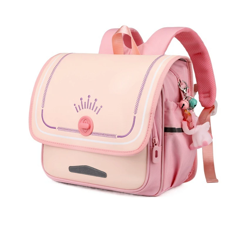 Estudante primário Mochila de Grande Capacidade, Mochilas Escolares Leves, À Prova D' Água Sacos De Livro De Ombro para Meninas e Meninos, Kawaii