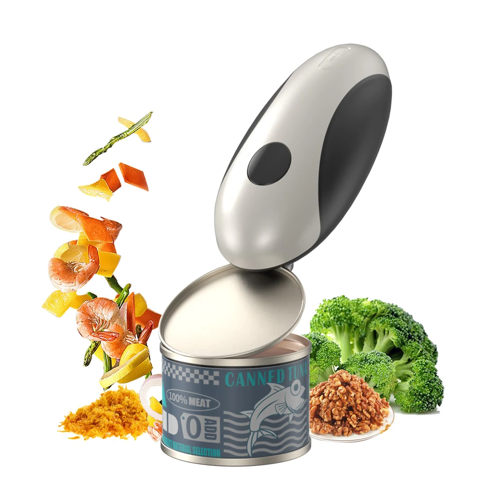 CLITON TurboCharge Electric Can Opener Rechargeable Long-Lasting Smart Charging Ergonomic Handle Best Gift for Mom/Grandparents