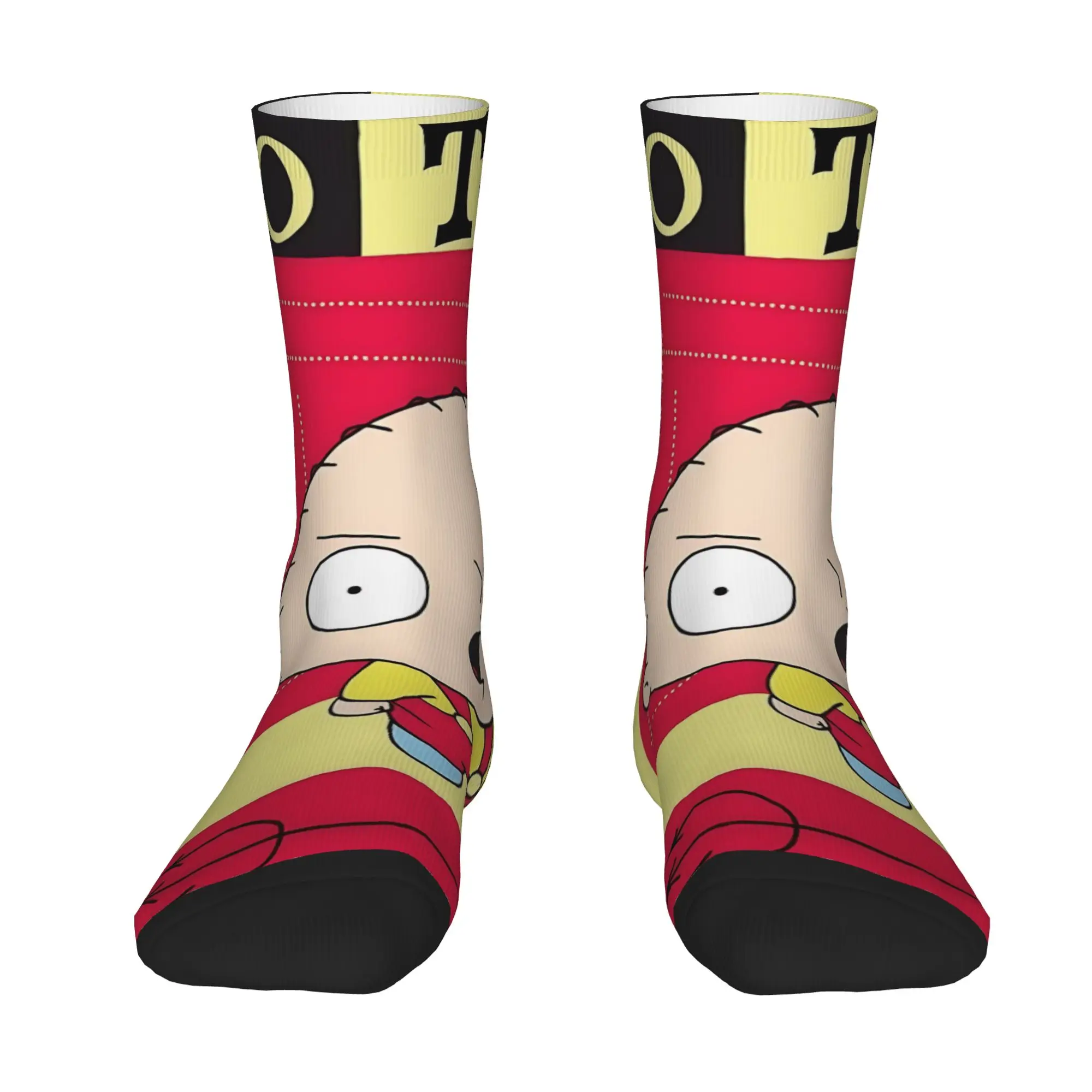1 Pair Happy Funny Men's compression Sock The Underlying Sweetness Retro Harajuku Stewie Brian Street Style Crew Crazy Sock