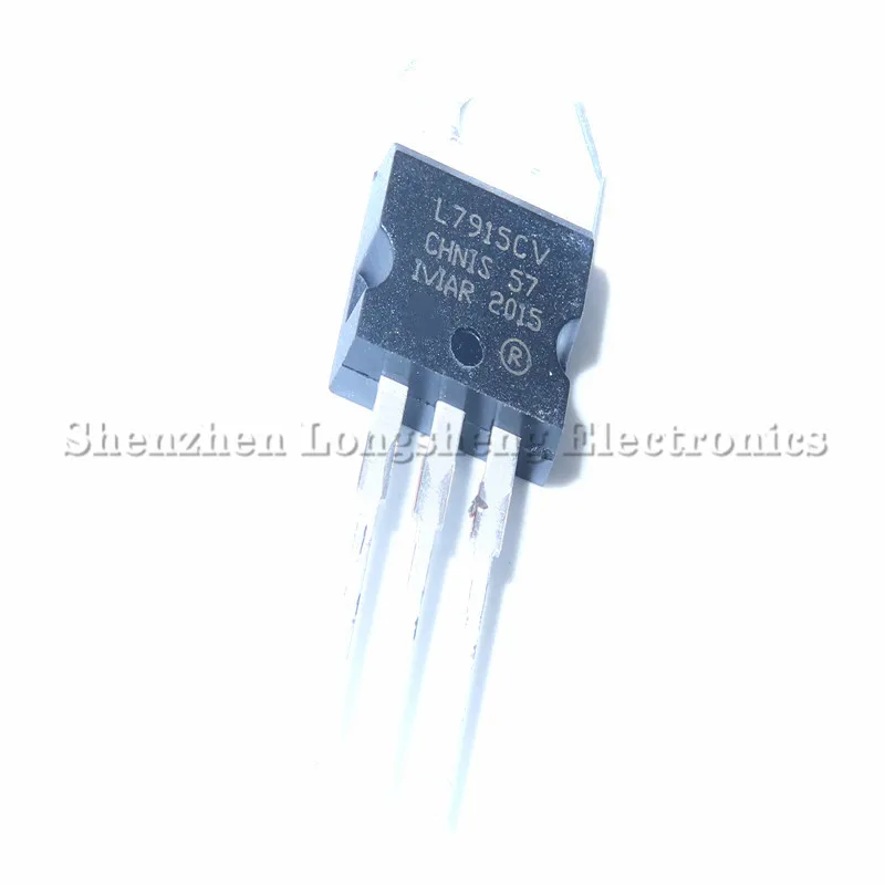 10PCS/LOT NEW L7915CV L7915 TO-220 three-terminal regulator tube  In Stock New Original