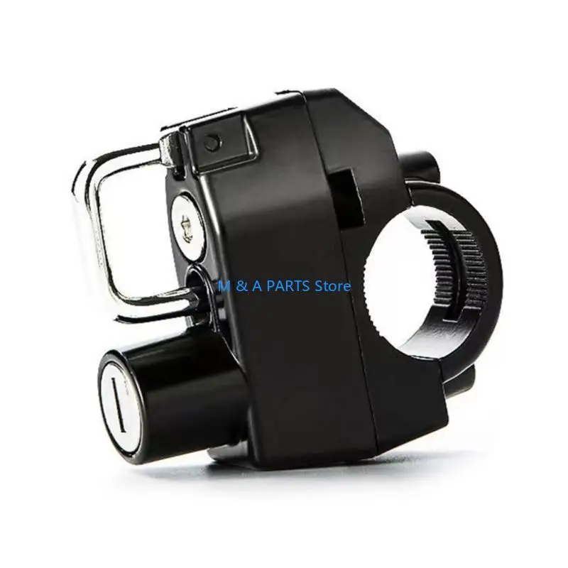 

U1JF Scooter Street Bike Motorcycle Helmet Lock Anti-Theft Tamper-Proof Security Lock