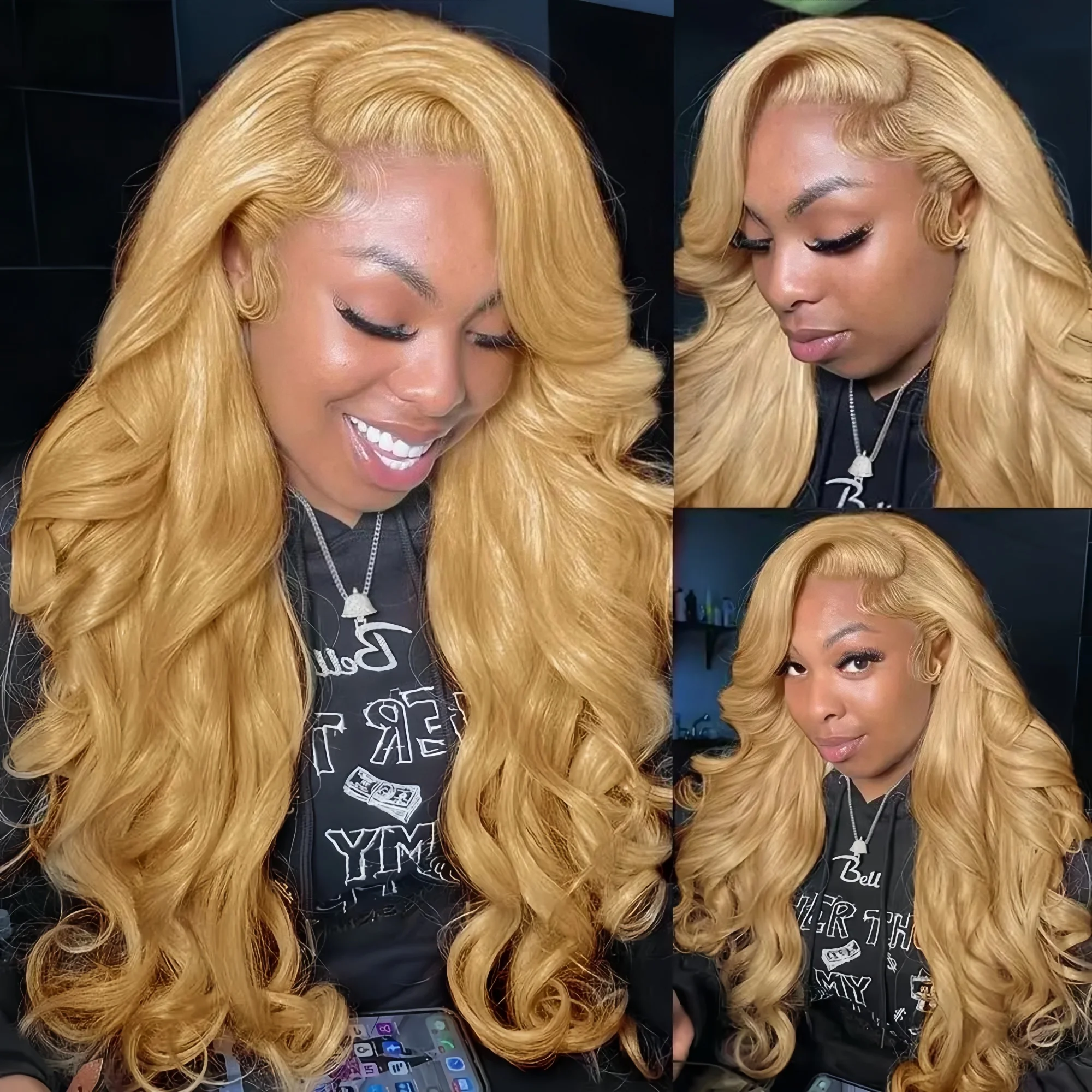 باروكة شعر طبيعي بلون العسل، م - مراجعة Hd Lace Frontal Wig Human Hair Pre Plucked وسعره
