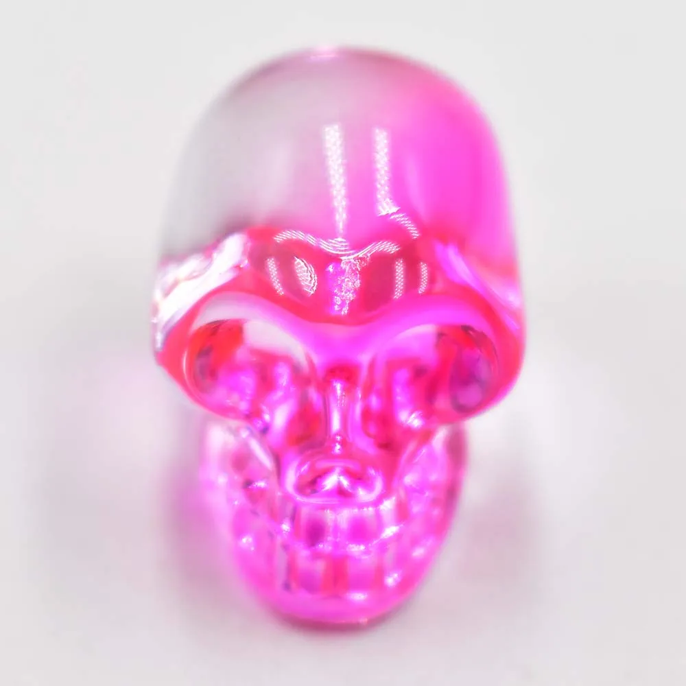 Großhandel 12 Stück/Set, modische, hochwertige Anhänger aus gemischtem Glas in Totenkopf- und Skelettdesign für DIY-Schmuckherstellung, kostenloser Versand. – Detail 23
