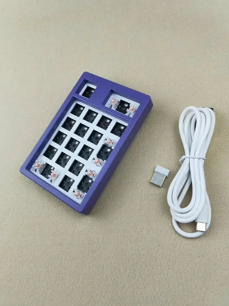 NT19 Keyboard Mini Keypad papan nirkabel tiga Mode Bluetooth kustom papan ketik Numpad Aksesori pemain Pc kantor