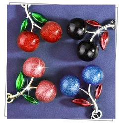 Fashion Fruit Cherry Keychain Car Travel Bag Charms Summer Cherries Pendant Keyring Accessories for Men Women Jewelry Gifts