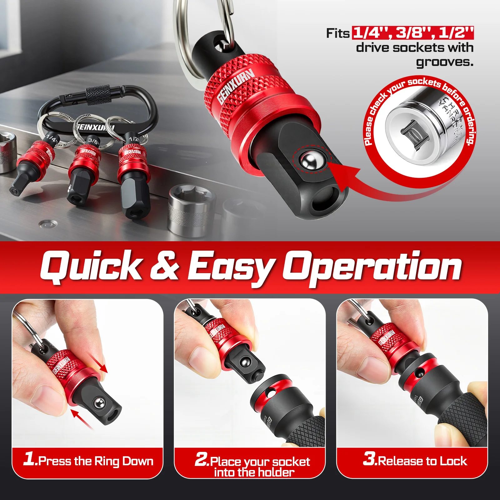 Conjunto de Suportes para Soqu - Socket Set avaliação e preço