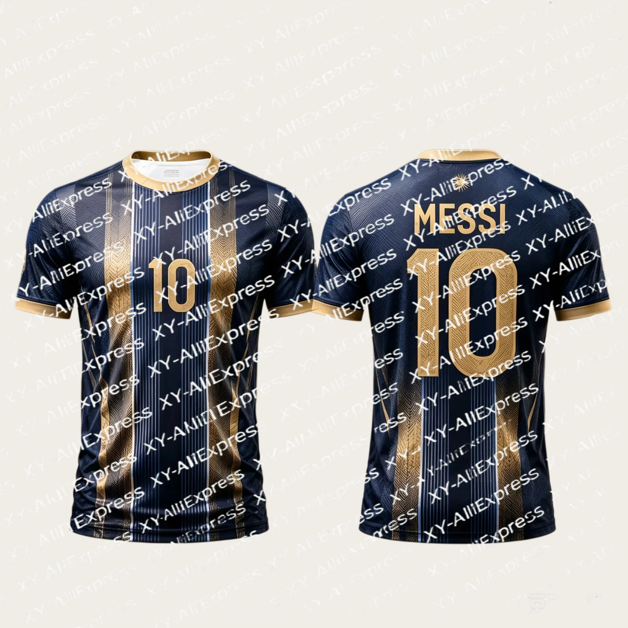 2026 Messi Limited Edition Fan Commemorative Jersey - Quick-Dry, Breathable Sports Soccer T-Shirt for Kids and Adults