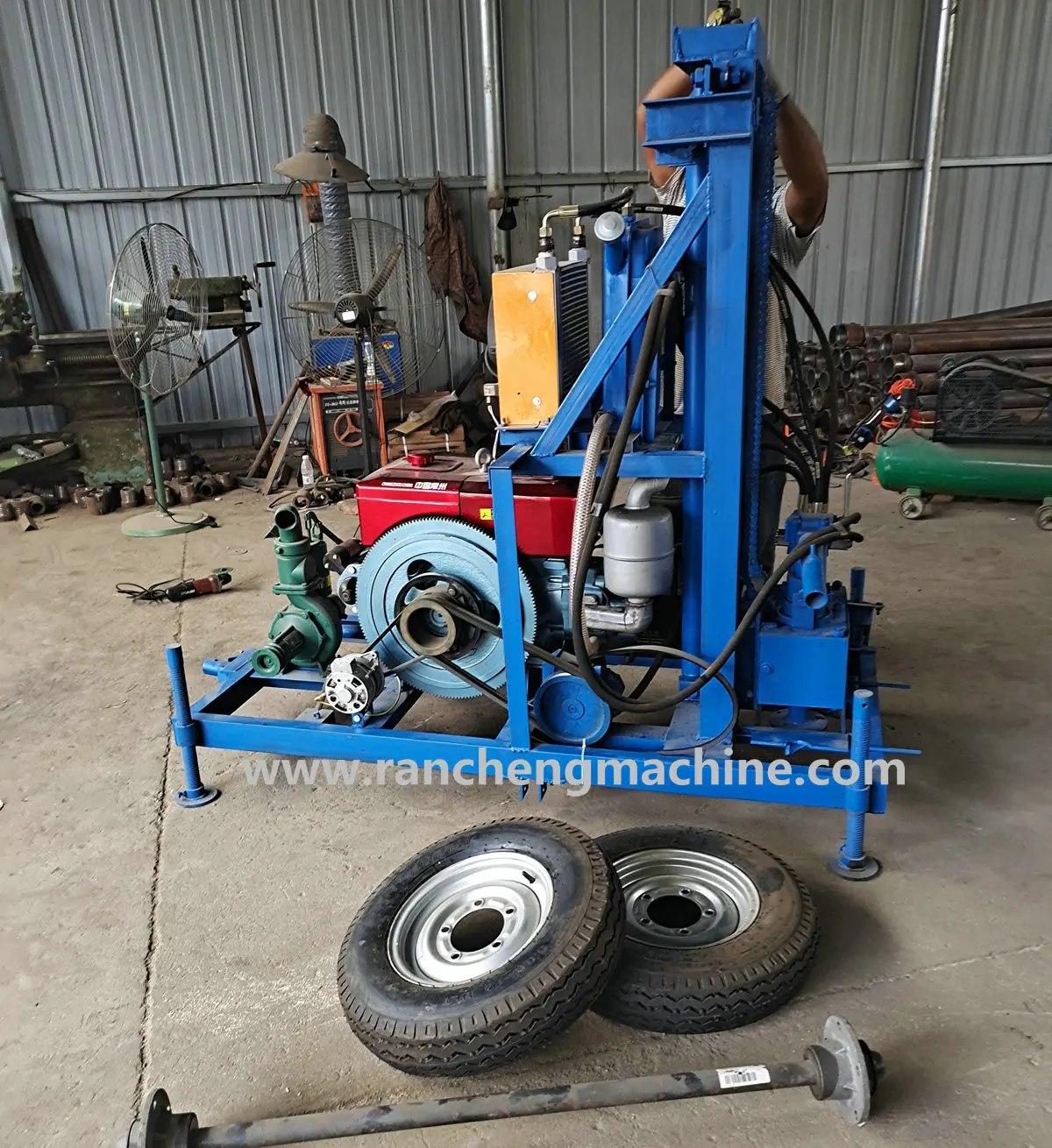 آلة حفر الآبار RCS200P من مورد المصنع في كينيا للبيع #4