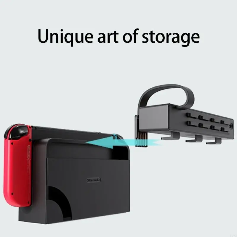 Small 8 Slot Game Card Holder Multiple Game Card Changer Suitable for Switches 2 Enables Quick Switching Without Removal F19E