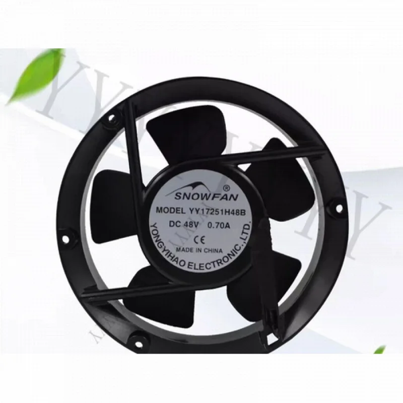 

Y+FOR SNOWFAN YY17251H48B DC48V 0.70A 17CM Metal Cooling Fan