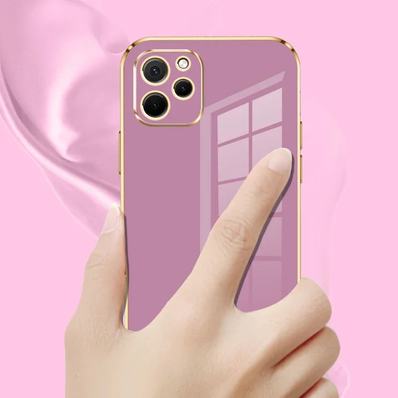 for Tecno Camon 20 19 Pro 5G 18 Premier 18P 18T 17 17P Case Camon 20 Pro 16 18 19 neo Silicone Luxury Square Plating Cover Shell