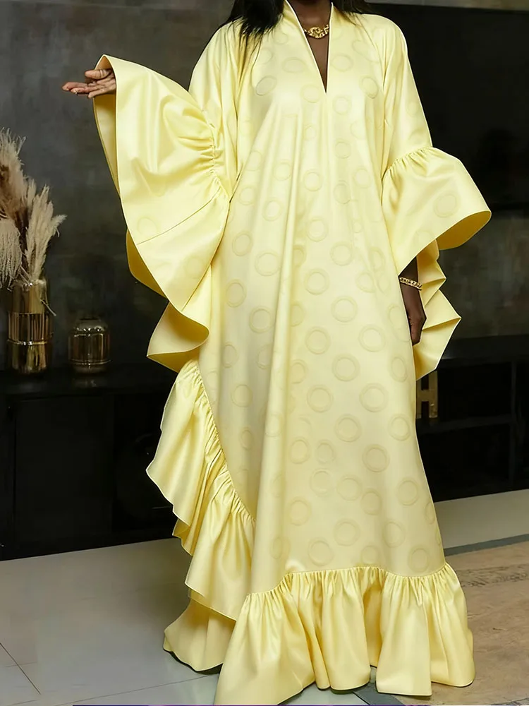 

2025 New Arrival African Party Dresses for Women, Long Ankara Bazin Riche Gown, Traditional Wedding Guest Attire