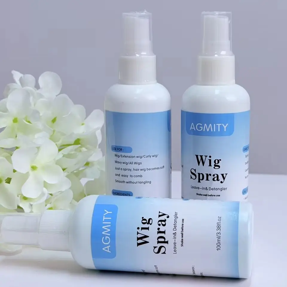 100ml Hair Care Liquid for Wigs, Anti-Frizz, Anti-Static Hair Spray, Smooth and Easy to Comb, Protects Wigs view 4